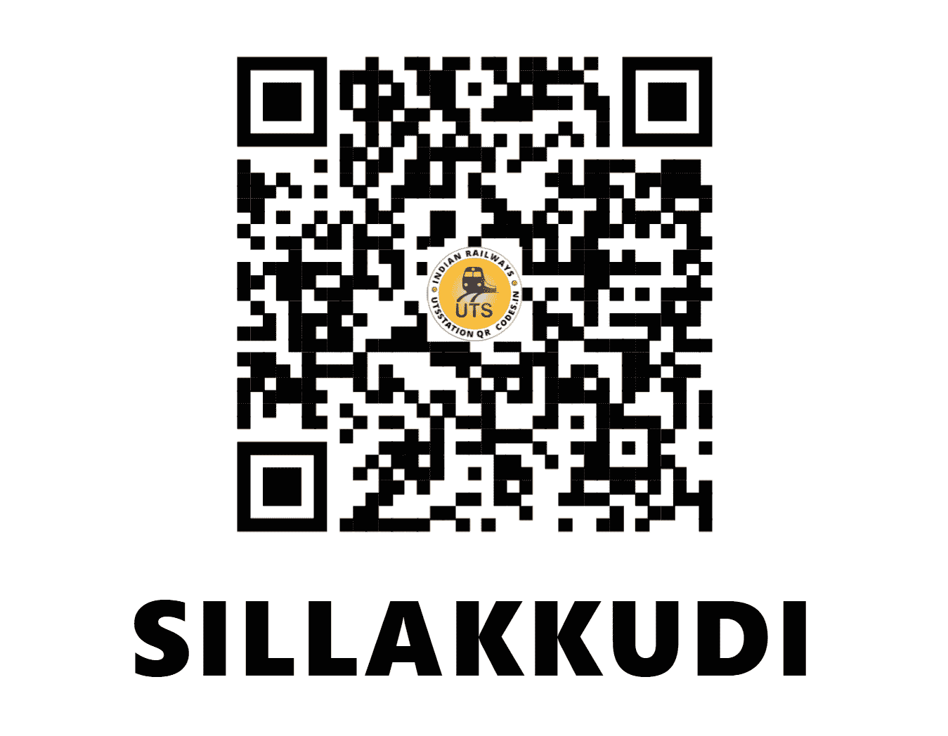 UTS QR Code for SILLAKKUDI - SLTH - SR (TAMIL NADU)